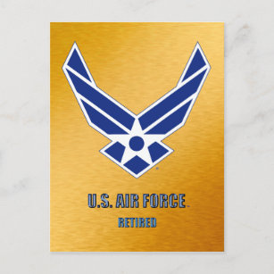 U.S. Air Force Retired Postcard