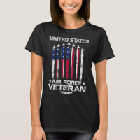 U.S Air Force US Veterans 4th of July T shirt Amer