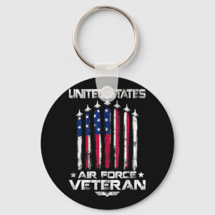 U.S Air Force US Veterans 4th of July T shirt Amer Key Ring