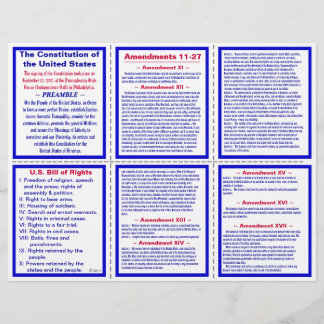 U.S. Amendments 11-27 Pocket Pamphlet / Bookmark Flyer