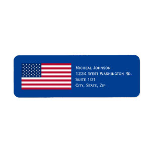U.S. American Flag Custom Personalised Patriotic