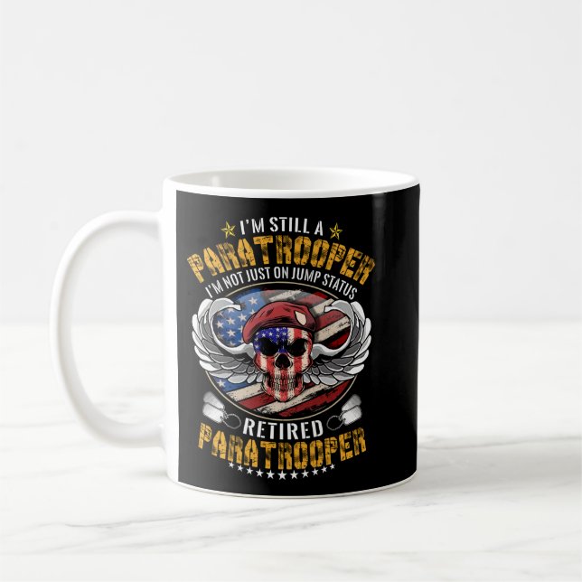U.S Army Airborne Division Paratrooper Coffee Mug (Left)