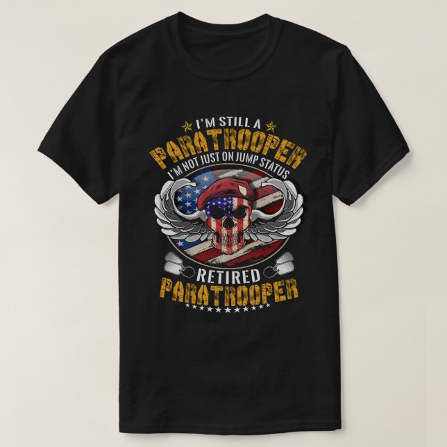 U.S Army Airborne Division Paratrooper T-Shirt (Design Front)