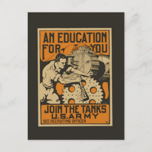 U.S. Army Recruiting Postcard
