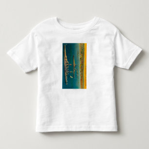 U.S. Battleships Anchored at Long Beach Toddler T-Shirt