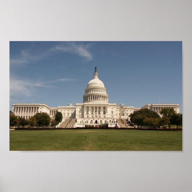 U.S. Capitol Building Poster (Front)