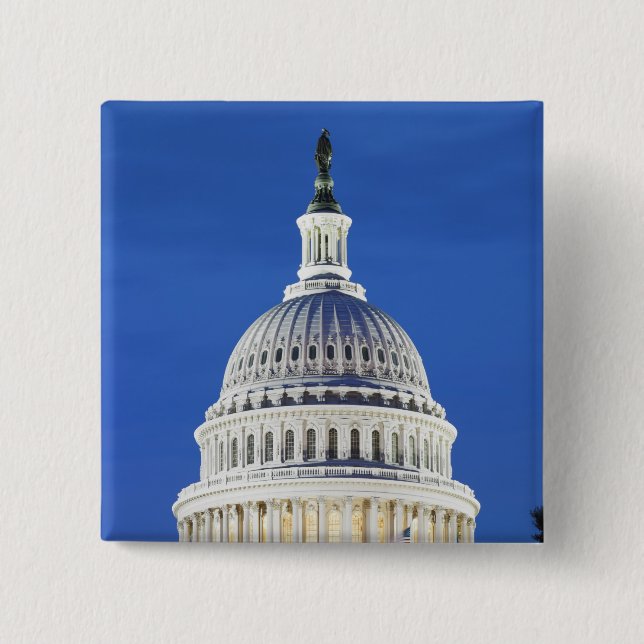 U.S. Capitol dome 15 Cm Square Badge (Front)