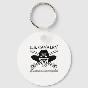 U.s. Cavalry Because Even Marines Need Heroes Funn Key Ring