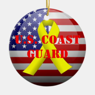 U.S. Coast Guard Ceramic Tree Decoration