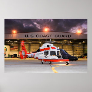U.S. Coast guard Helicopter Poster