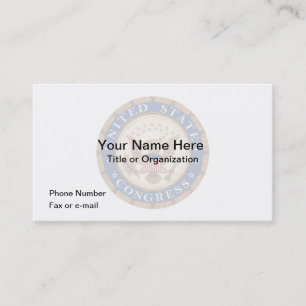 U.S. Congress Business Card
