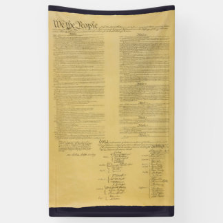 U.S. Constitution banner