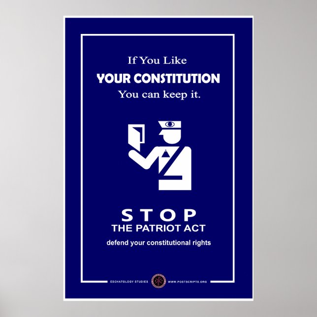 U.S. Constitution Poster (Front)