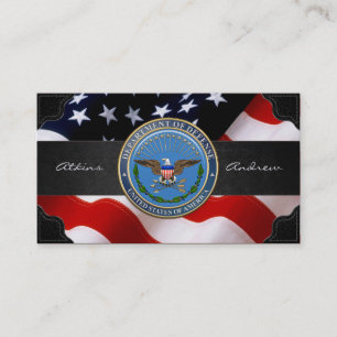 U.S. Department of Defence (DOD) Emblem [3D] Business Card