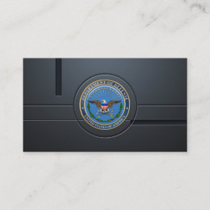 U.S. Department of Defence (DOD) Emblem [3D] Business Card