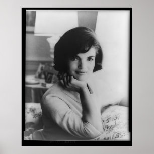 U.S. First Lady Jacqueline Kennedy Portrait Poster