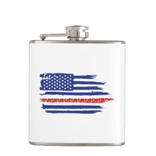 U.S. Flag Cycling Hip Flask