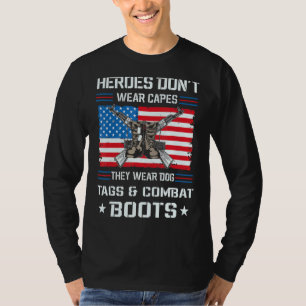 U S Flag Veteran T-Shirt