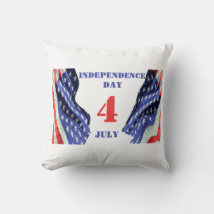 U.S flags for Independence Day, 4th of July  Cushion