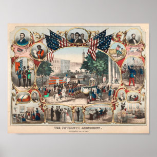 U.S. History: The Fifteenth Amendment Poster