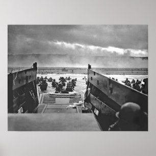 U.S. Invasion of Normandy Omaha Beach Print
