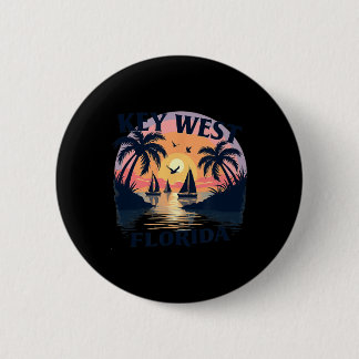 U.s. Island City - Florida Keys Archipelago  6 Cm Round Badge