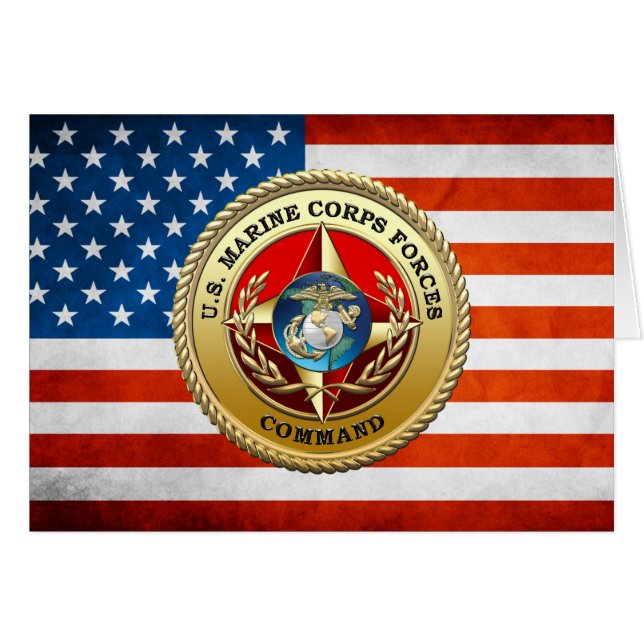 U.S. Marine Corps Forces Command (MARFORCOM) [3D] (Front Horizontal)