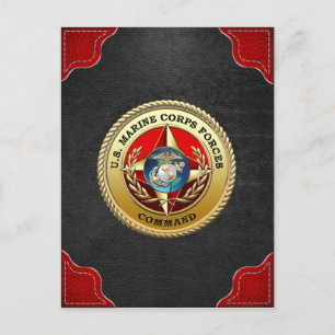 U.S. Marine Corps Forces Command (MARFORCOM) [3D] Postcard