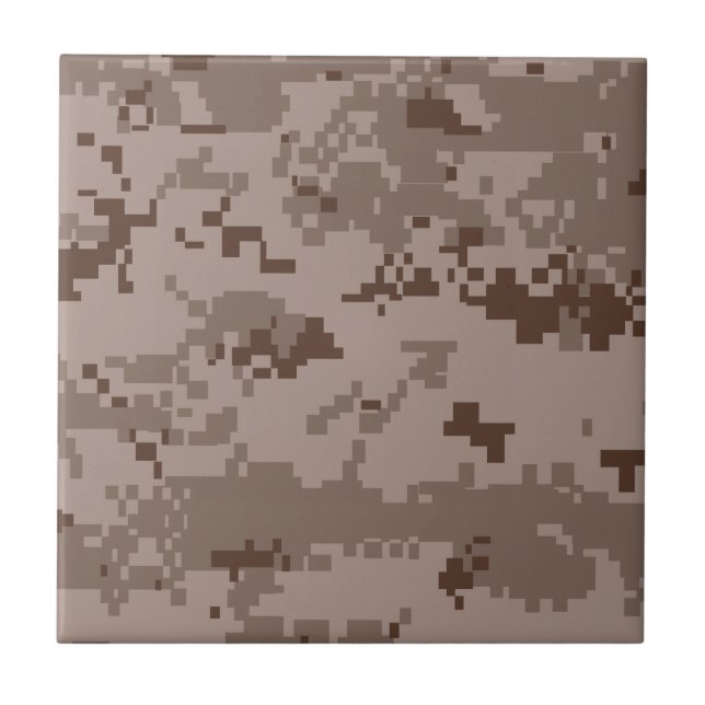 U.S. Marine Corps Marpat Desert Camouflage Tile (Front)