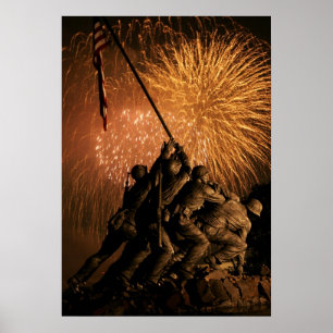 U.S. Marine Corps Memorial Poster