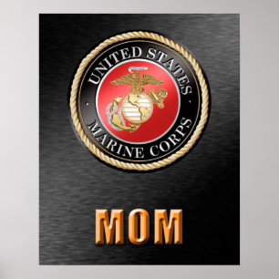 U.S. Marine Corps Mum Poster
