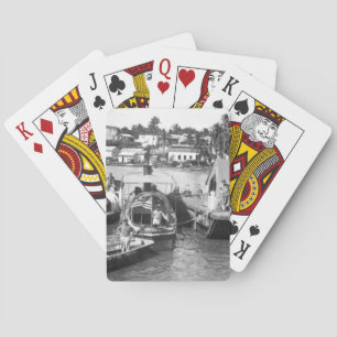 U.S. Marine Corps patrol boats _War Image Playing Cards