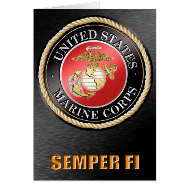 U.S. Marine Corps Semper Fi cards (Front)