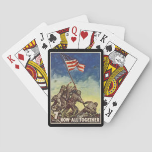 U.S. Marine Corps Vintage "Now All Together" Playing Cards