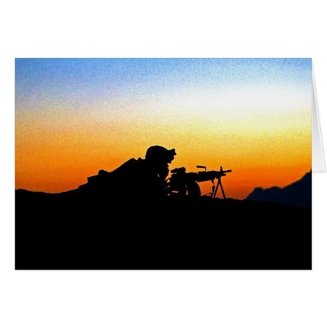 U.S. Marine Provides Security Operation Backstop (Front Horizontal)