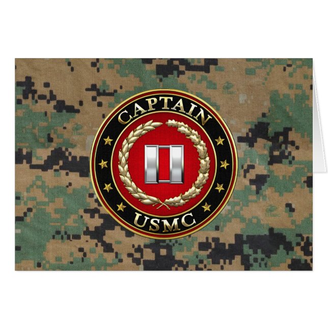 U.S. Marines: Captain (USMC Capt) [3D] (Front Horizontal)