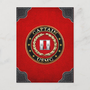 U.S. Marines: Captain (USMC Capt) [3D] Postcard