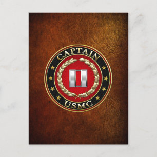 U.S. Marines: Captain (USMC Capt) [3D] Postcard