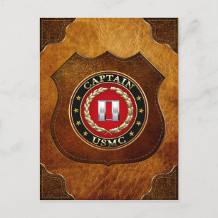 U.S. Marines: Captain (USMC Capt) [3D] Postcard