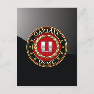 U.S. Marines: Captain (USMC Capt) [3D] Postcard