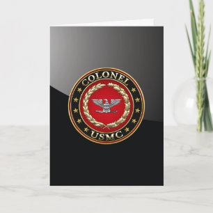 U.S. Marines: Colonel (USMC Col) [3D] Card