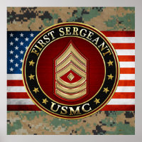 U.S. Marines: First Sergeant (USMC 1stSgt) [3D]