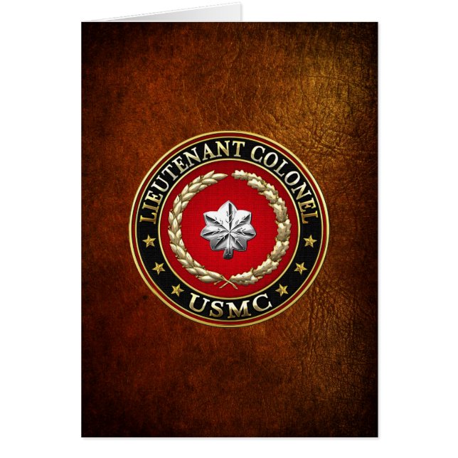 U.S. Marines: Lieutenant Colonel (USMC LtCol) [3D] (Front)