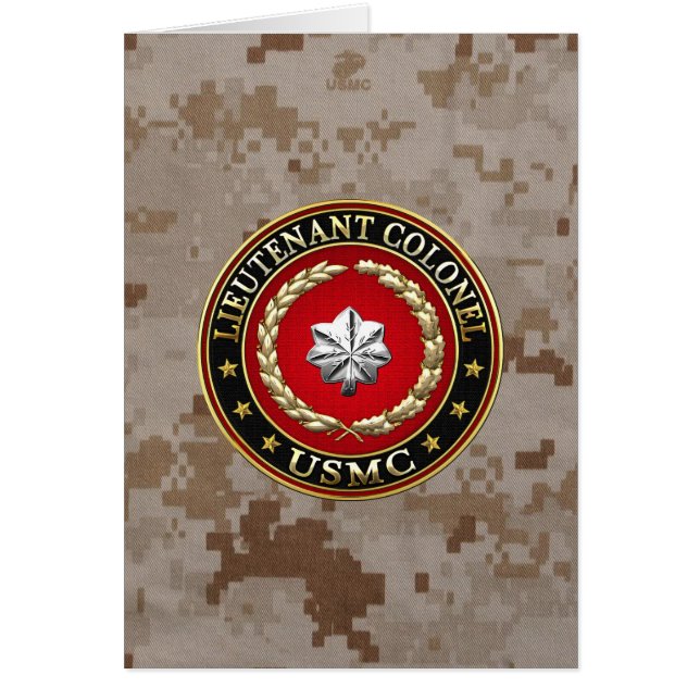 U.S. Marines: Lieutenant Colonel (USMC LtCol) [3D] (Front)