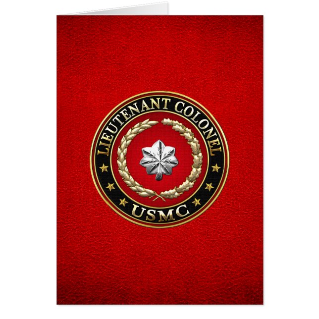 U.S. Marines: Lieutenant Colonel (USMC LtCol) [3D] (Front)