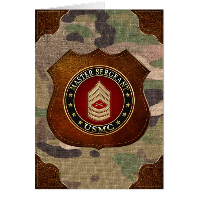U.S. Marines: Master Sergeant (USMC MSgt) [3D] (Front)