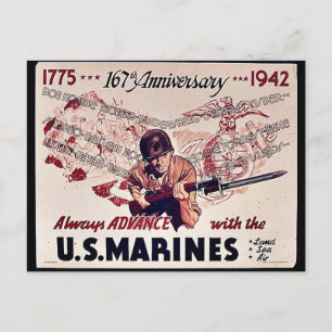 U.S. Marines Postcard