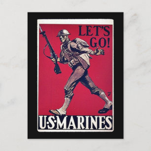 U.S.Marines Postcard