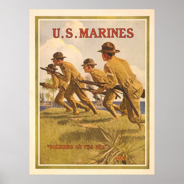U.S. Marines Poster (Front)