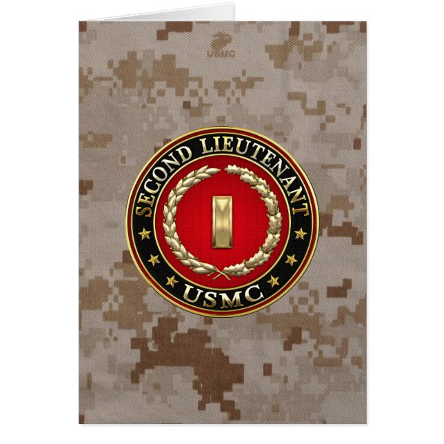 U.S. Marines: Second Lieutenant (USMC 2ndLt) [3D] (Front)
